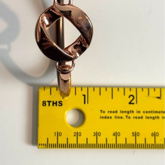 Marc by Marc Jacobs Rose Gold Tone Bangle Bracelet - Picture 8 of 8